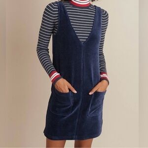 Marine Layer Corduroy Millie Shift Dress - Size S - NWT - Navy Blue Corduroy